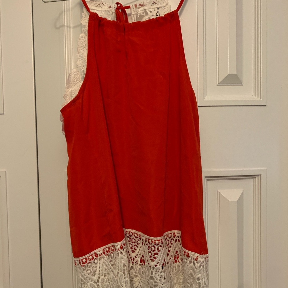 Red party shirt